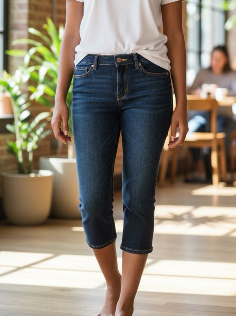 American Eagle Outfitters Indigo Denim Capris🌻🌻